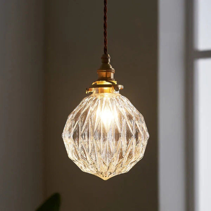ClearGlow Glass Pendant Light