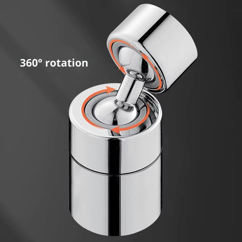 SprayMaster 360° Adjustable Faucet Head with Dual Spray Modes