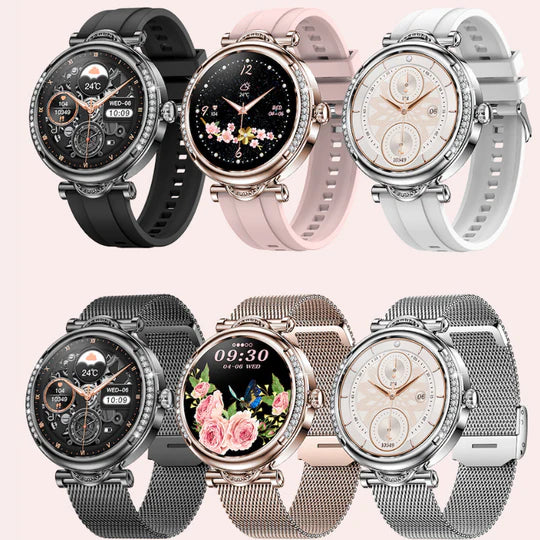 GlamTime - Luxury multifunctional round smartwatch