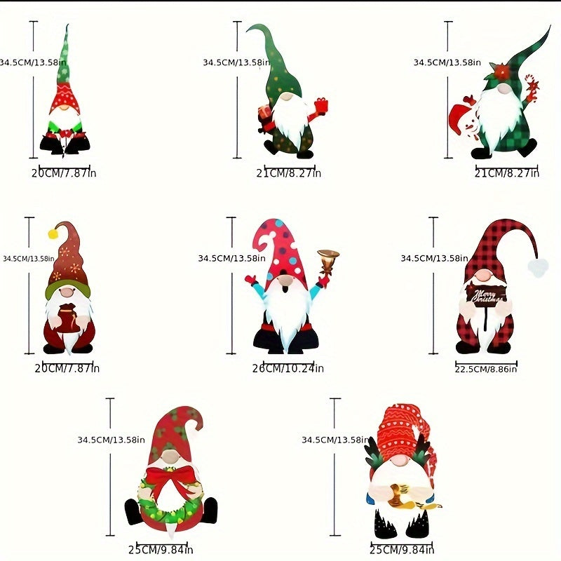 Jolly | 8 Sets Christmas Holiday Dwarf Decorations