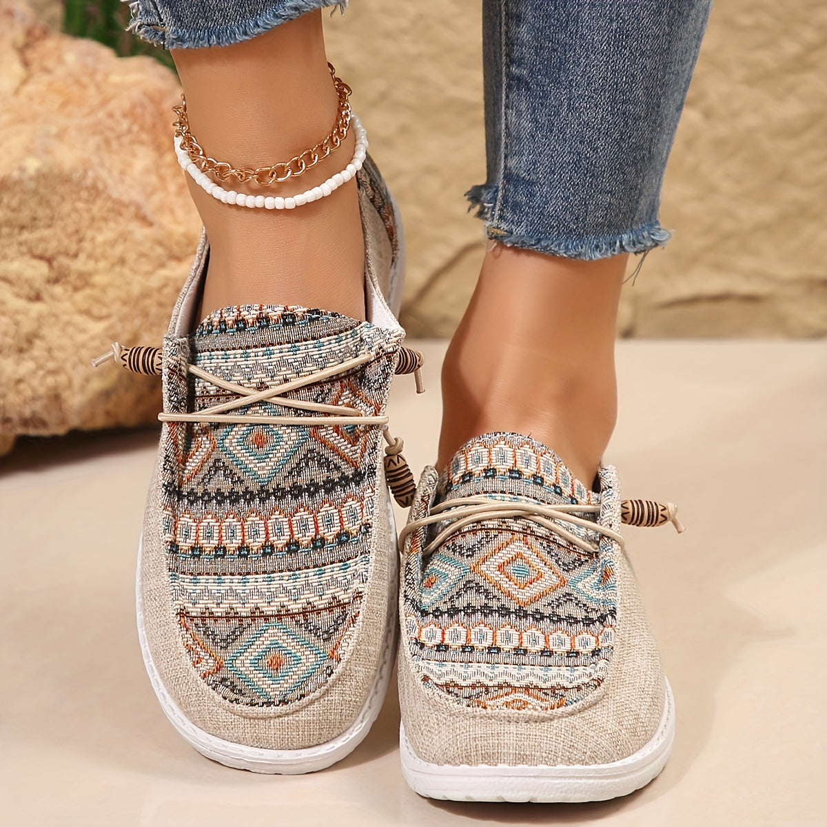 Emily ethnic canvas style Women’s shoes