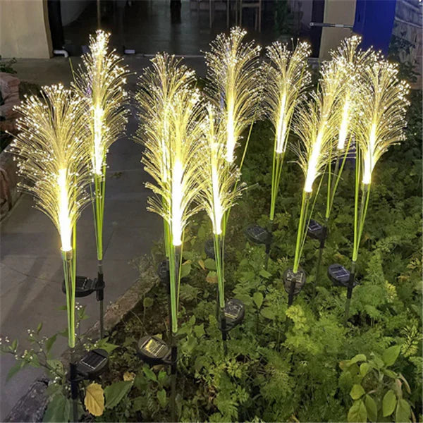 Solar Reeds Elegant Garden Lamp