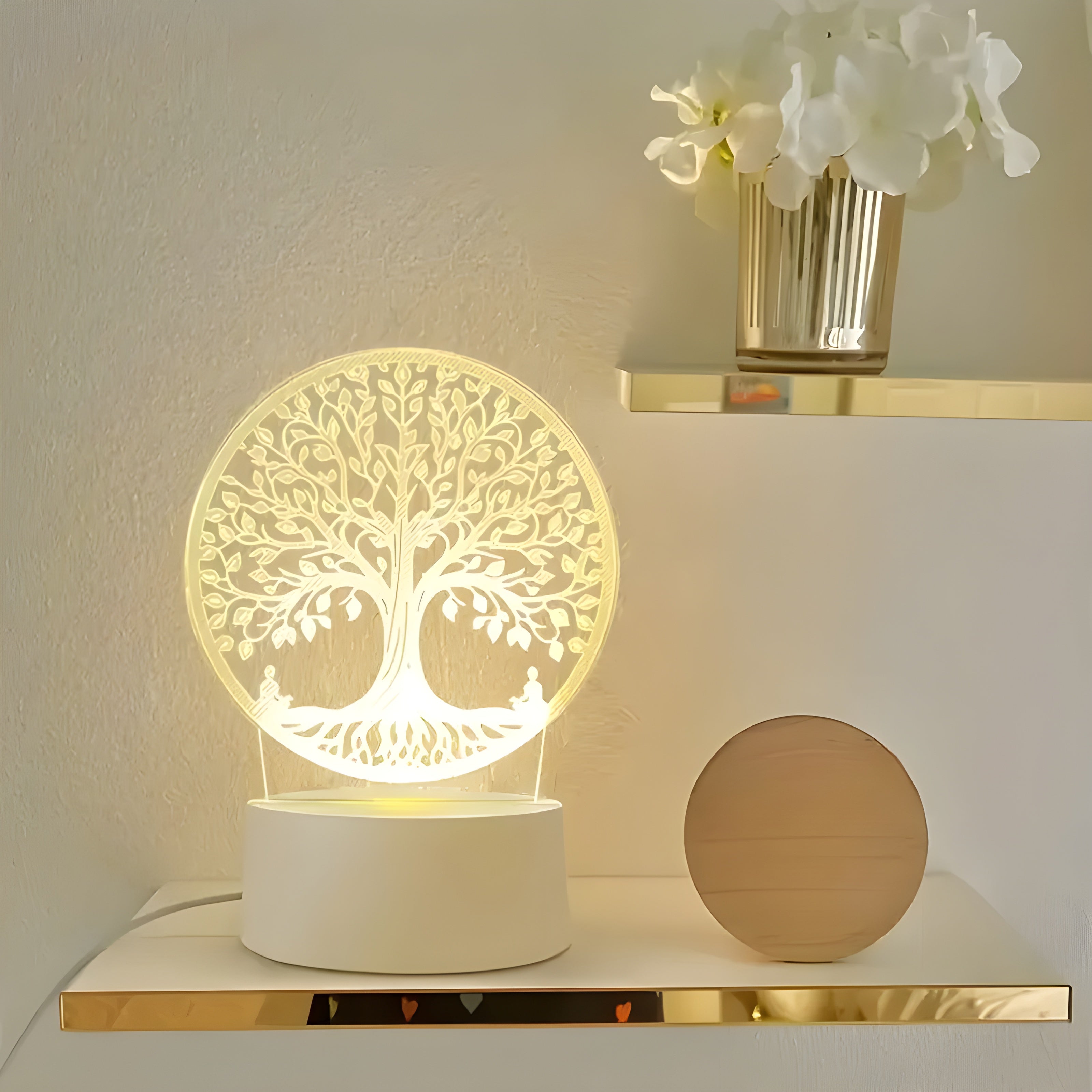 DreamGlow - 3D LED Lamp for Stylish Bedroom Lighting