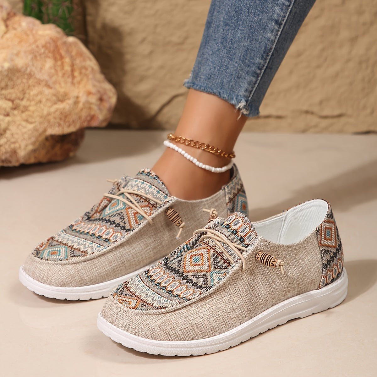 Emily ethnic canvas style Women’s shoes