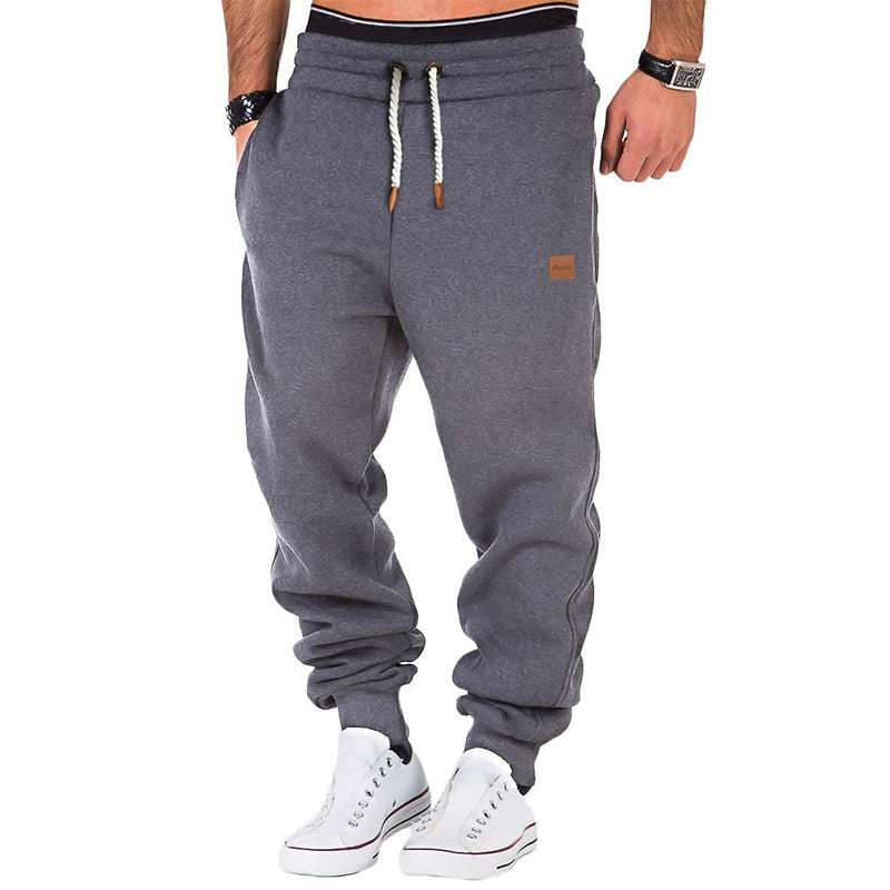 Jens Comfort | Men's Plain Sweatpants with Drawstring and Elastic Waist