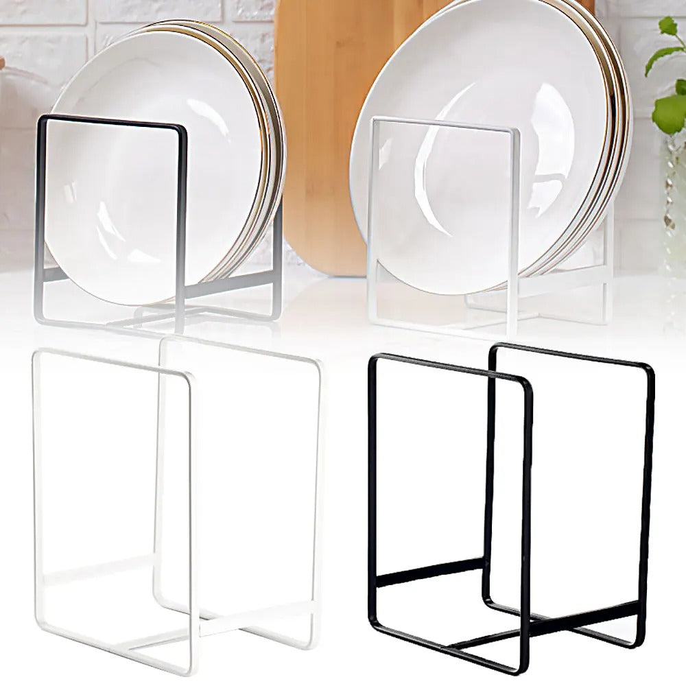 PlateMaster - Vertical 3 Plate Holder for Efficient Kitchen Storage