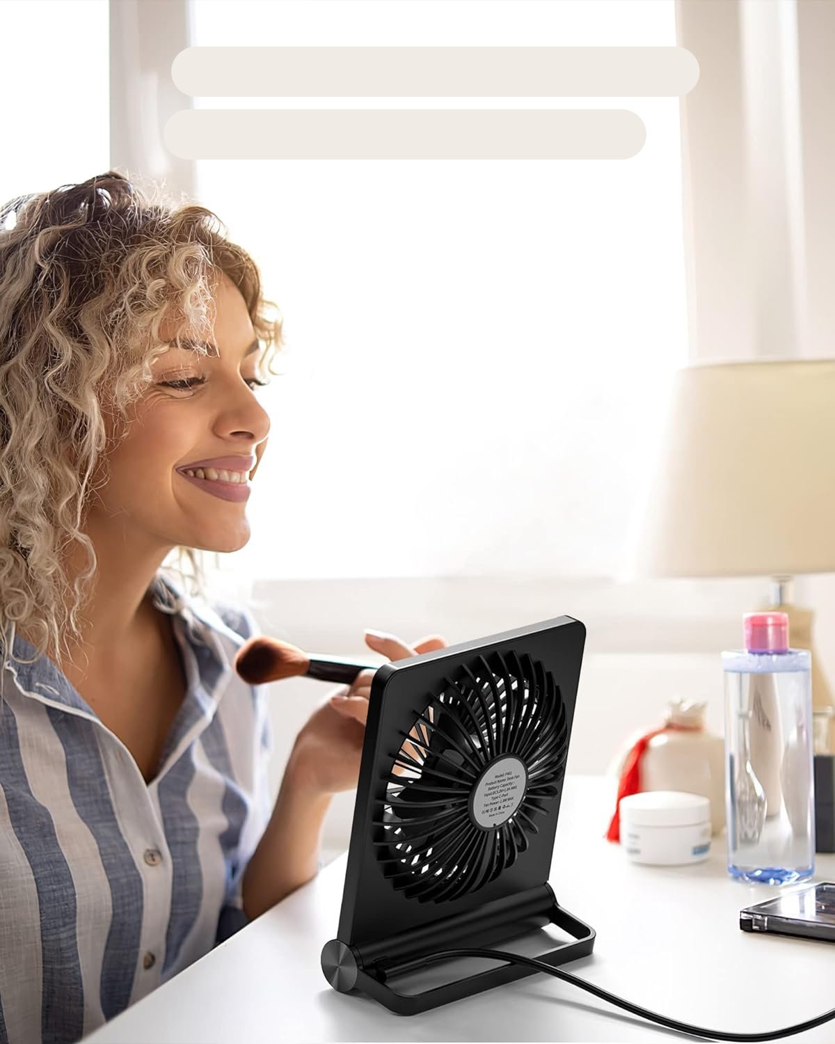 QuietBreeze - Ultra-quiet compact table fan