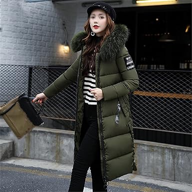 Helen - Winter coat with faux fur collar