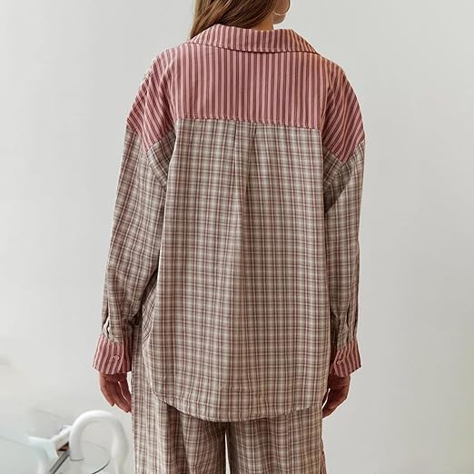 Orlyn | Cozy Long Sleeve and Loose Pajama Set for Night