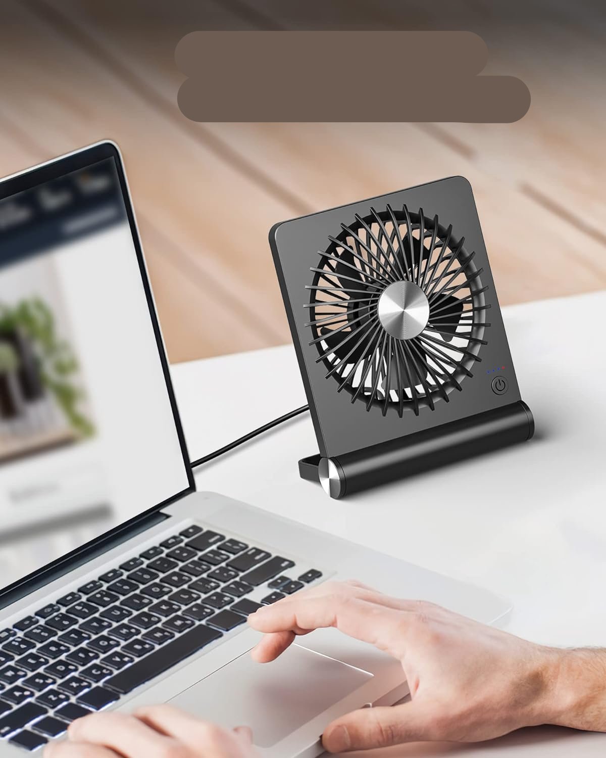 QuietBreeze - Ultra-quiet compact table fan