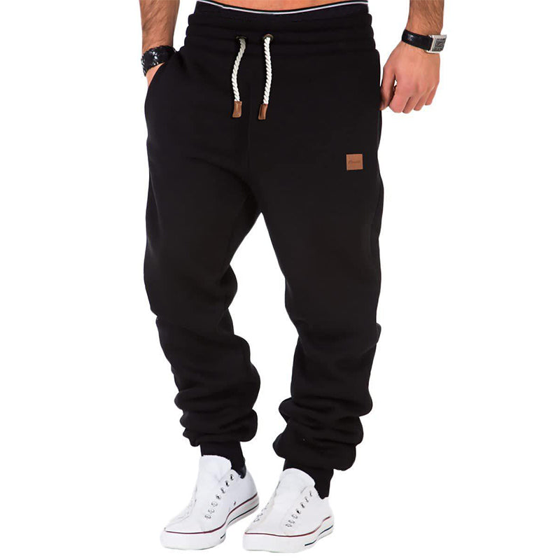 Jens Comfort | Men's Plain Sweatpants with Drawstring and Elastic Waist