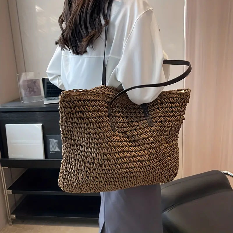 Trudi Woven Shopper Bag for Women