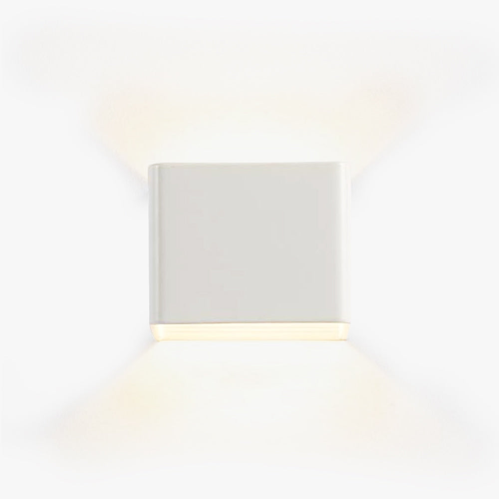 Square Wall Light with a Unique Design