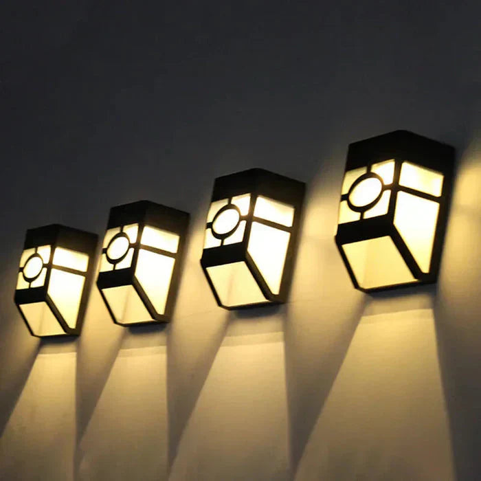 SolarLight - Modern LED Wall Lights for Patio and Garden