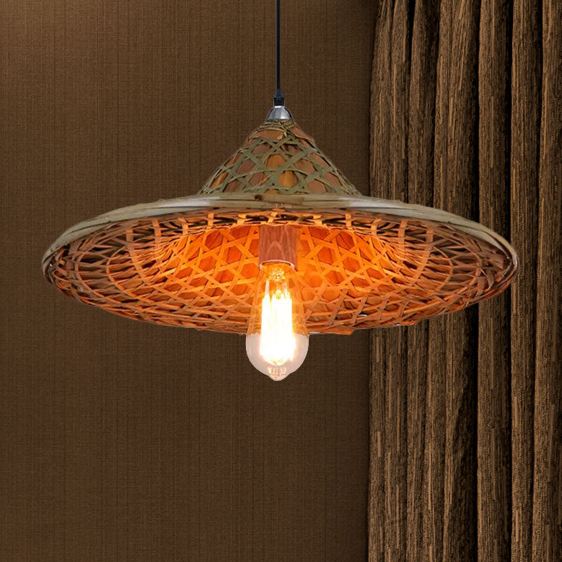 BambooBeam - Pendant Lamp with Natural Bamboo Shade