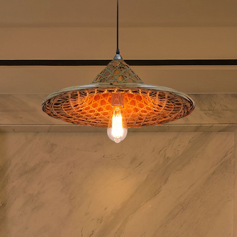 BambooBeam - Pendant Lamp with Natural Bamboo Shade