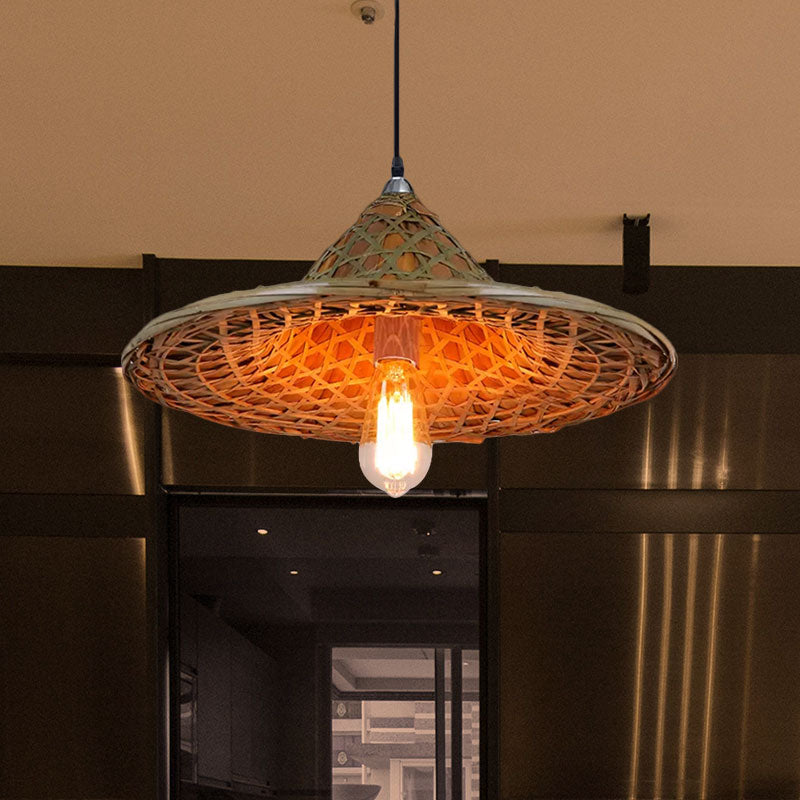 BambooBeam - Pendant Lamp with Natural Bamboo Shade