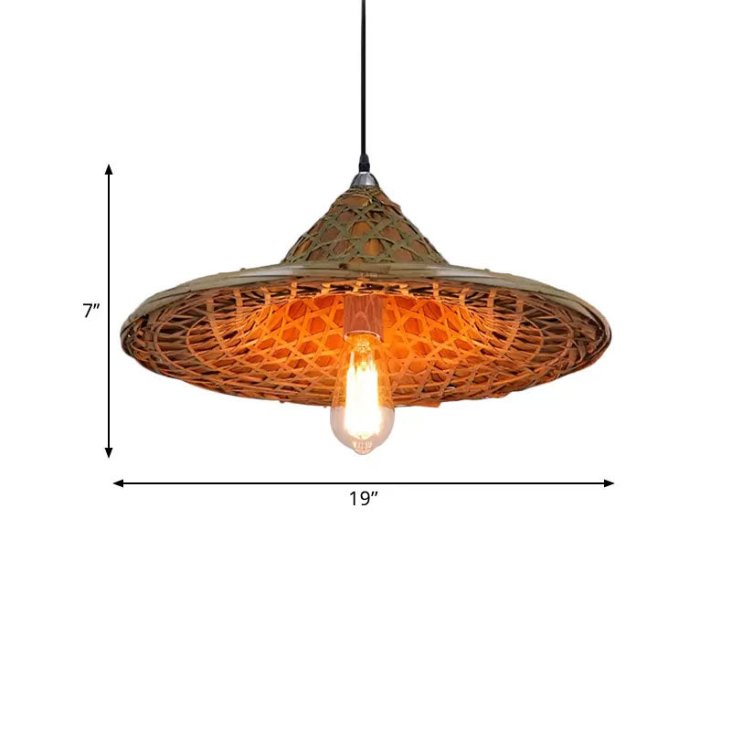 BambooBeam - Pendant Lamp with Natural Bamboo Shade