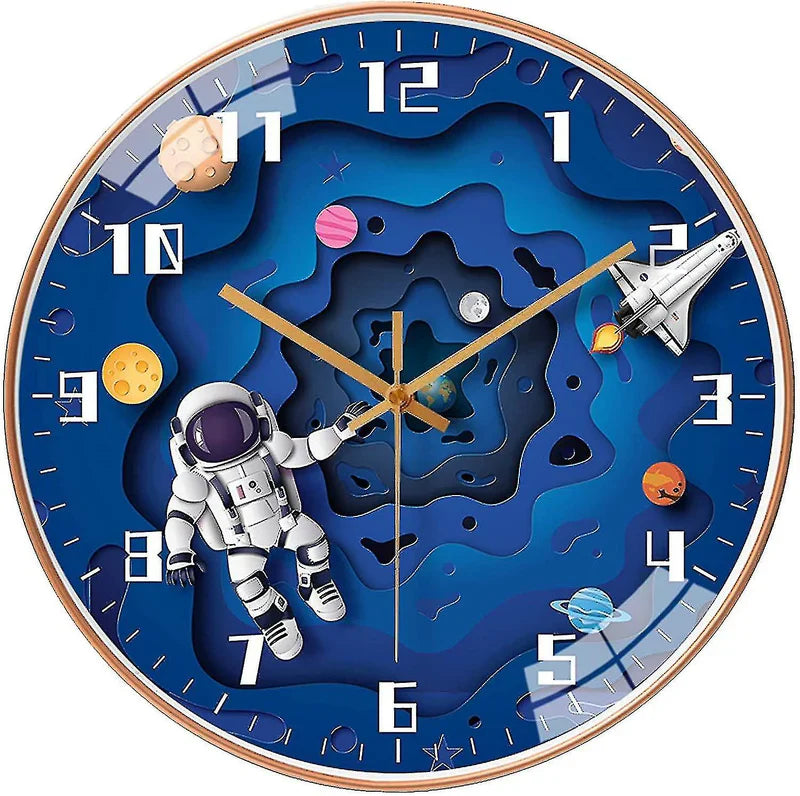 Cosmotime Kids Room-Themed Wall Clock