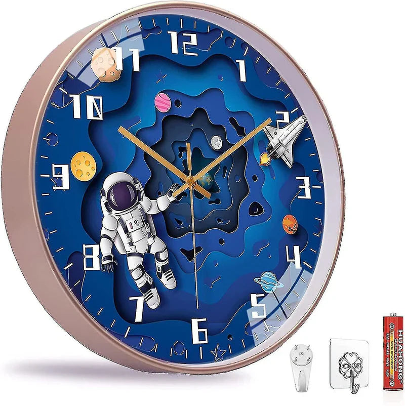 Cosmotime Kids Room-Themed Wall Clock