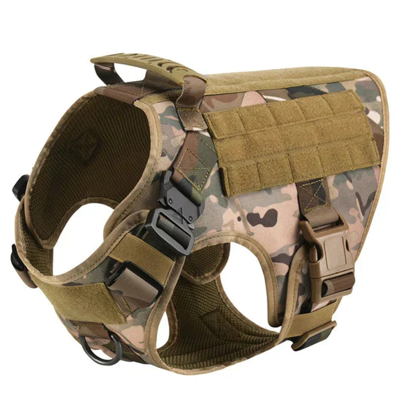 PawsSecur Tactical Dog Vest – No-Pull Harness with Adjustable Support Panels