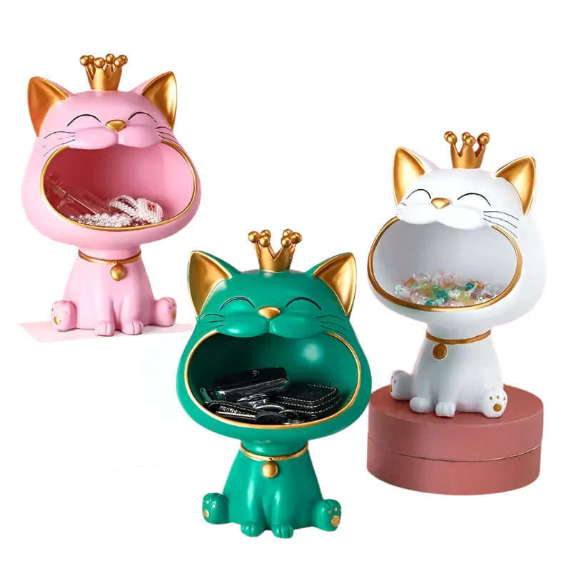 WhiskerVault Decorative Cat Storage Box