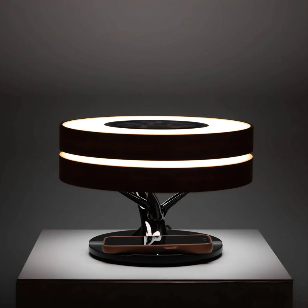 LumiNest LED Table Lamp – Warm Light and Minimalist Natural Design