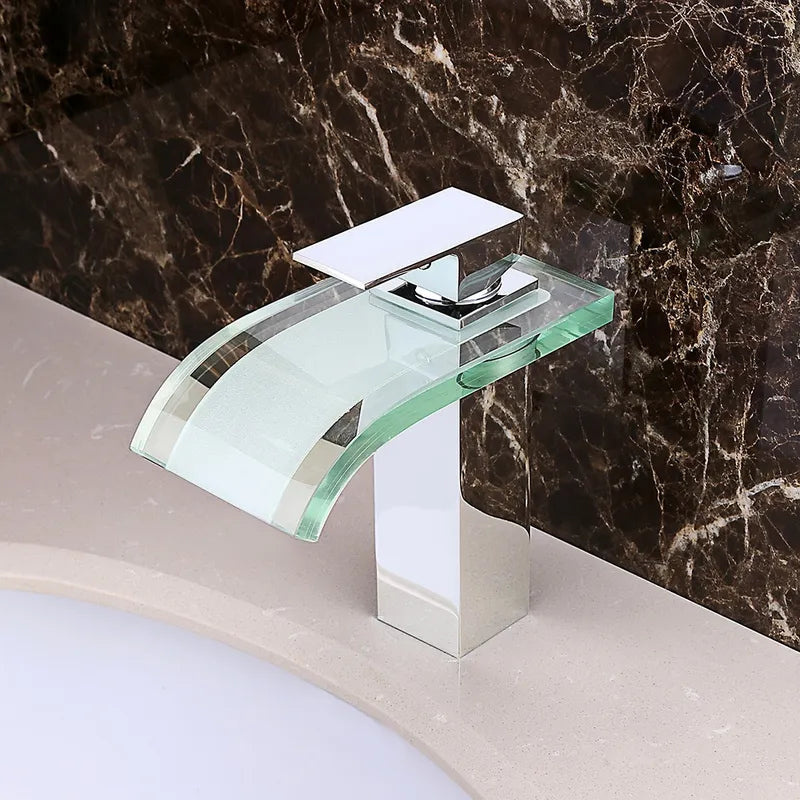 StreamFlow - Elegant faucet with waterfall for luxurious bathrooms