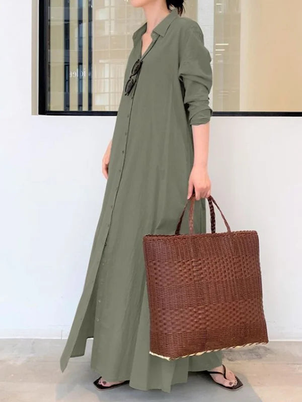 Livia Maxi Dress for Women – Elegant Long Dress with A-Line Silhouette