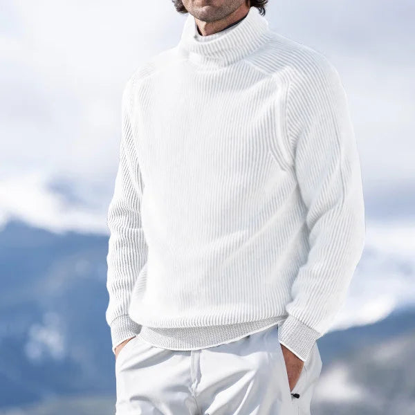 Victor - Cozy turtleneck sweater with ribbed knit for warmth and style