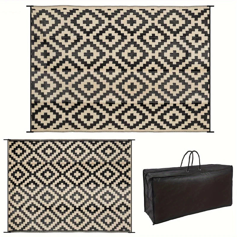 Stylish Boho Outdoor Rug
