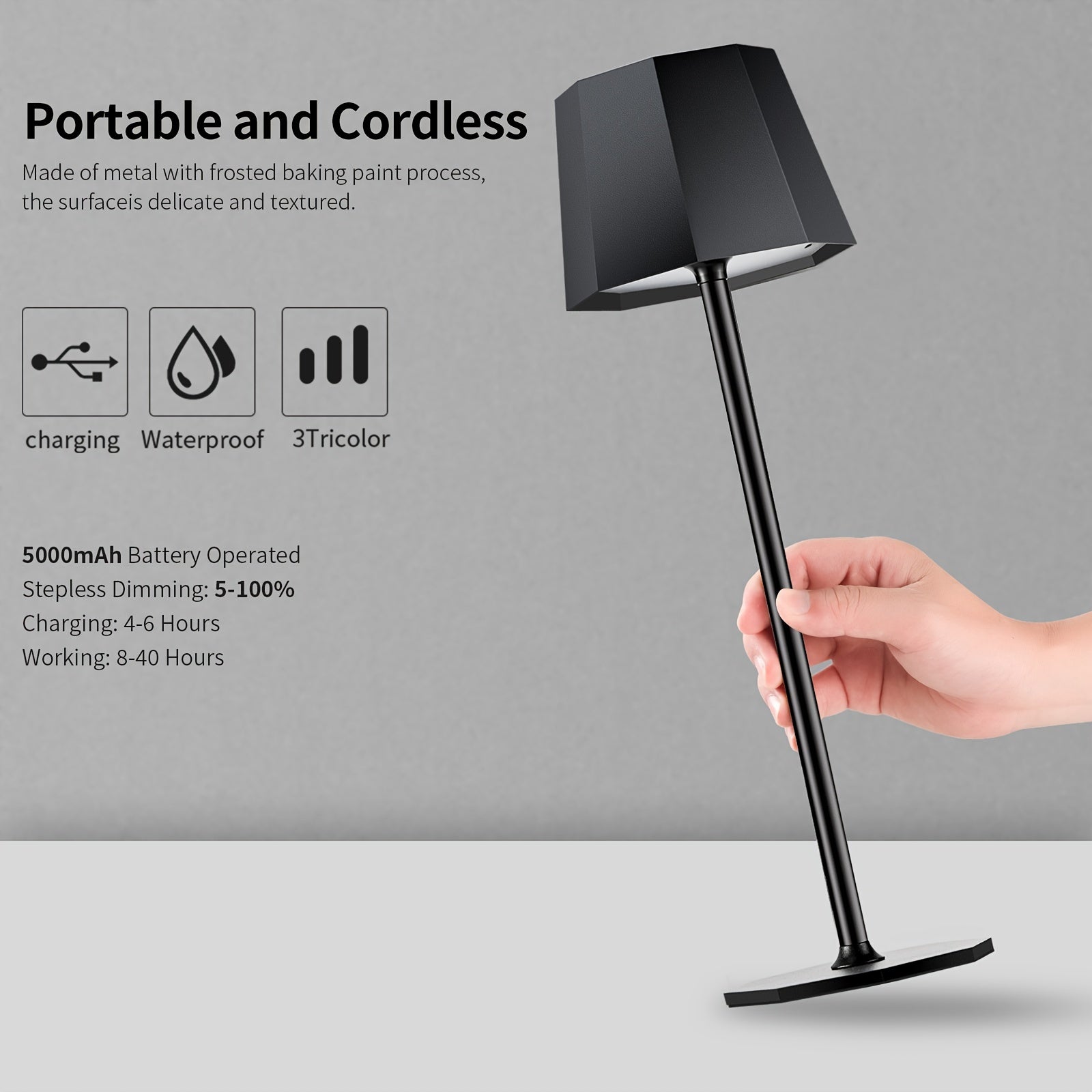 DuoGlow | Battery Operated 2 Pcs Cordless Table Lamp