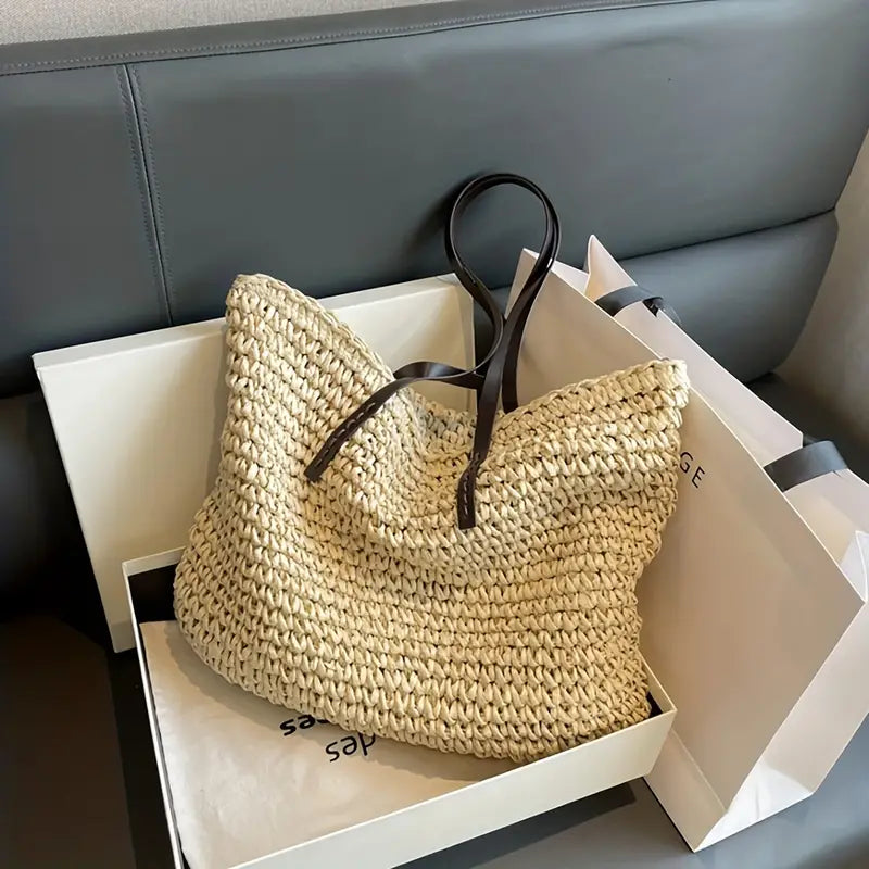 Trudi Woven Shopper Bag for Women