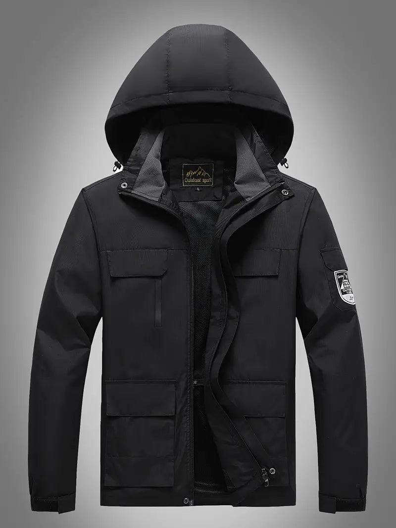 Allen Stylish Waterproof Hooded Jacket