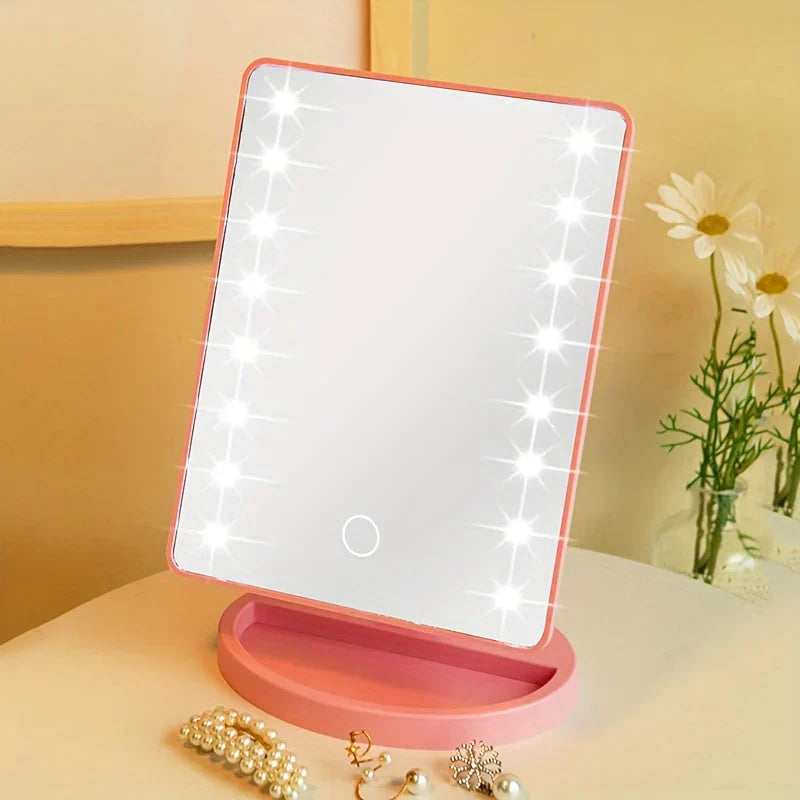 LumiTouch LED Makeup Mirror with Touch Control - Perfect Lighting for Flawless Makeup