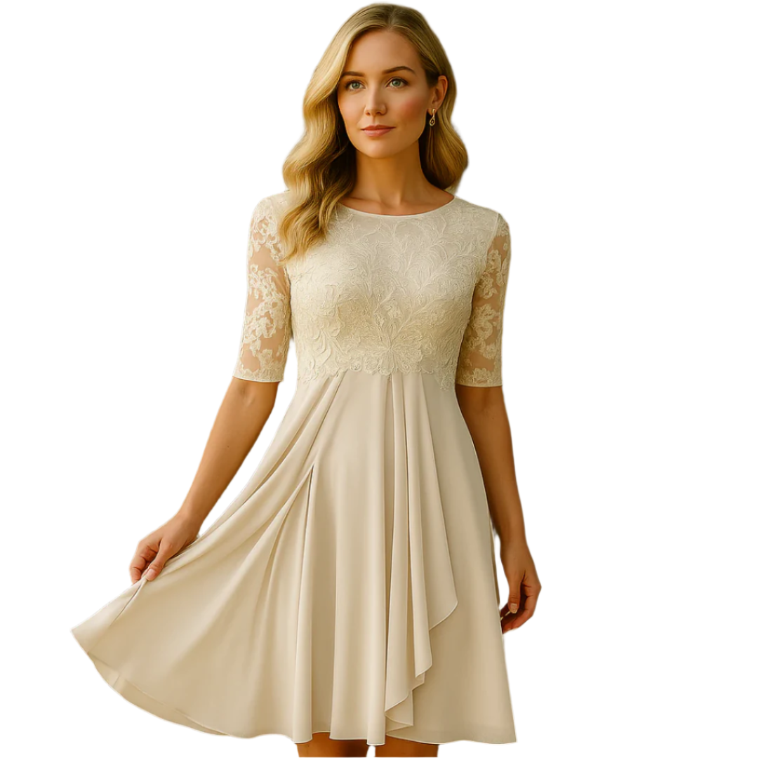 Casual 3/4 Sleeve Mini Dress for Women – Comfortable and Stylish