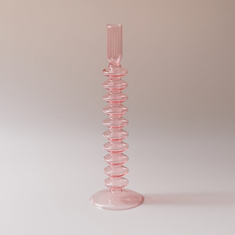 GlassAura - Elegant handmade glass candlesticks and vases