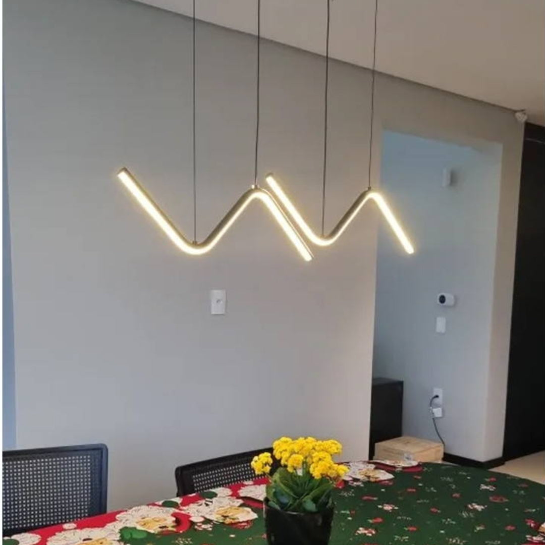 Glowlamp - Zigzag Linear LED Pendant