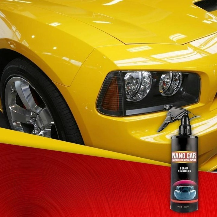 Nano spray for removal of car scratches