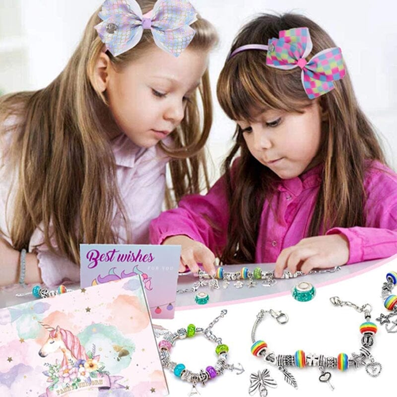 DIY Charm Bracelet Craft Kit for Girls