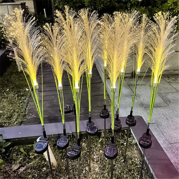 Solar Reeds Elegant Garden Lamp