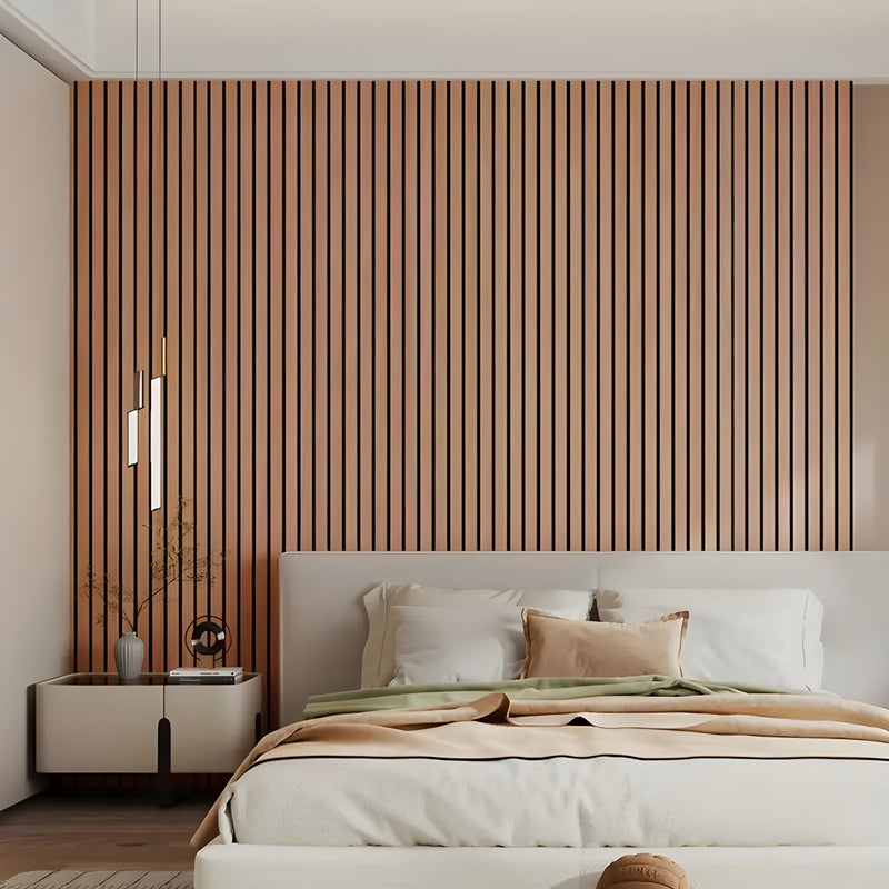 3D wall panels provide a modern, natural look