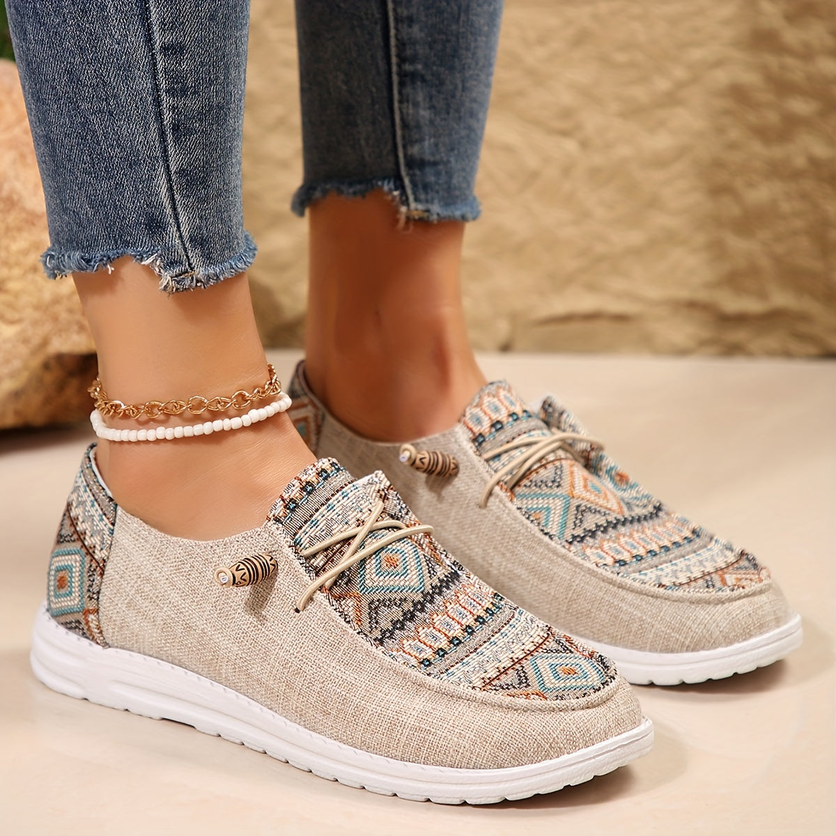 Emily ethnic canvas style Women’s shoes