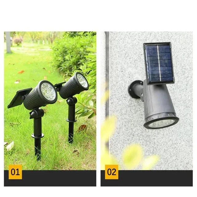 SolarFlare - Solar-Powered LED Spotlights