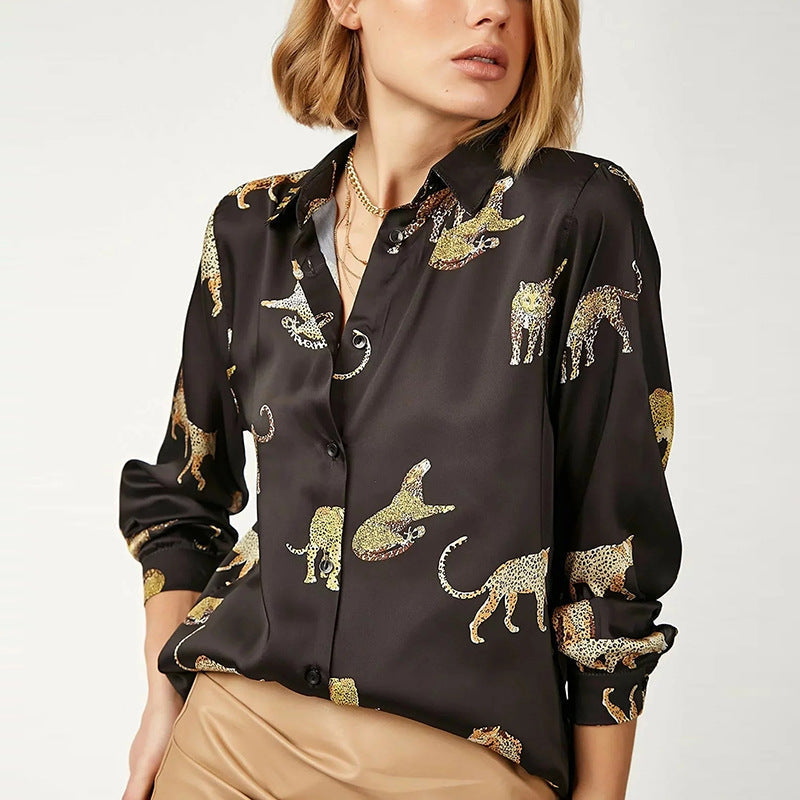 Sienna Classy Leopard Blouse