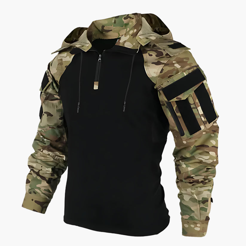 Luke - Urban Military Style Hoodie Jacket