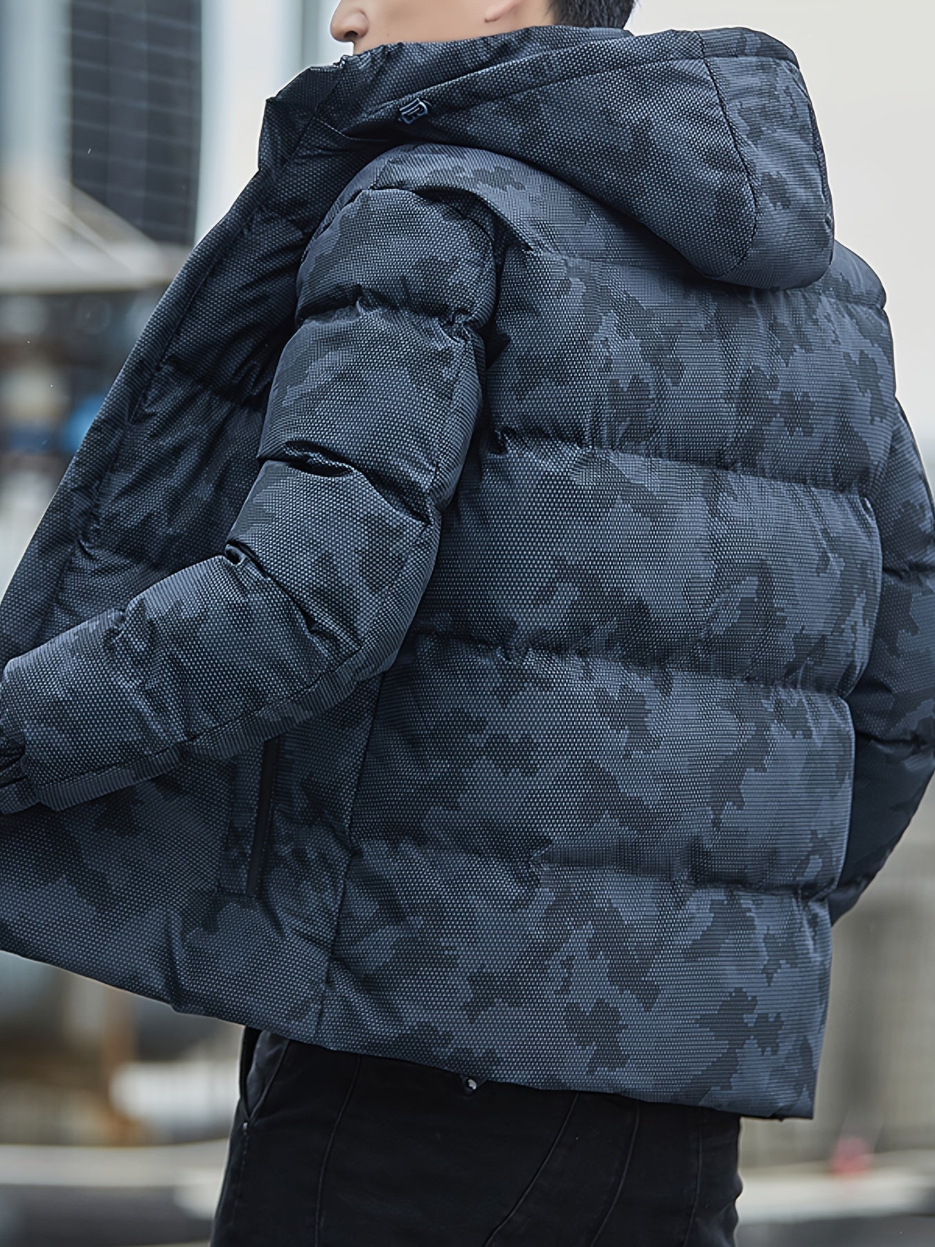 Nick | Hooded Puffer Jacket with Pockets