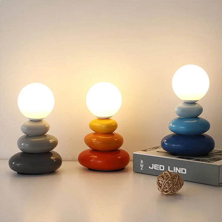 Creative Sphere Stone Table Lamp