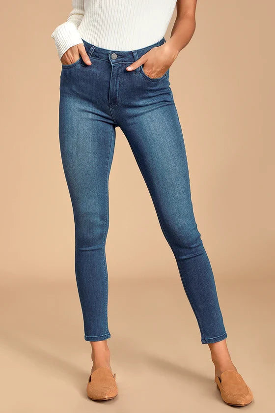 Lily - Denim Leggings