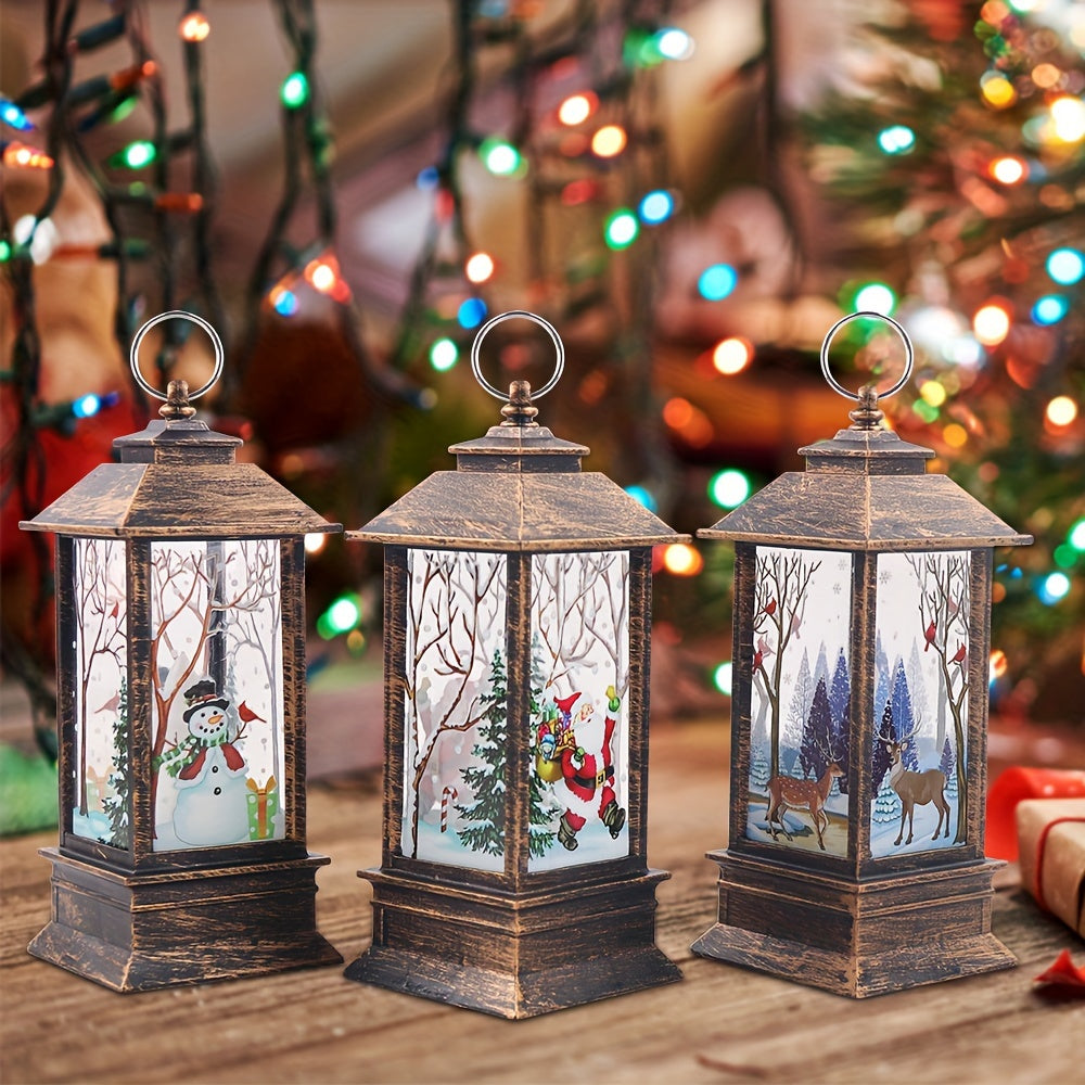 3 Sets | Christmas Holder Small Wind Lights